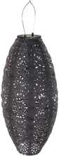 Välitingimustesse mõeldud LED-latern House Nordic Foxdale, 40 cm, hall, laetav