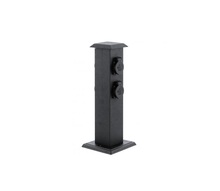 Välipistikupesade kolonn EGLO PARK 4, must, IP44, 220-240 V