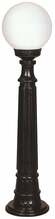 Vabalt seisev välisvalgusti Opviq BSU-68160-BSY-M2-BOP, 60W, E27, IP65, must, 20 cm x 90 cm