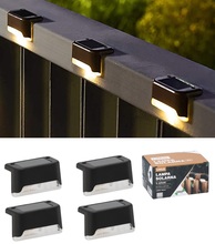 Päikesepaneelvalgustite komplekt Extralink Linus 3729, 4 tk, 8 x 4,5 x 4,5 cm, LED, soe valge