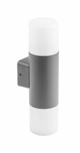 Väliseinavalgusti GTV Corta, 2 x E27, max 2 x 25 W, hall