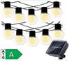 Päikesepatareiga valguskett Verk Group, 15 m, 20 LED