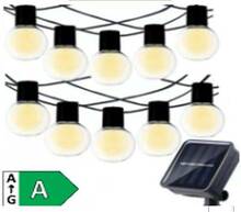 Päikesepatareiga valguskett Verk Group, 15 m, 20 LED