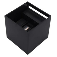 Välisseinavalgusti LEDOM CUBE, 2x3W, 4000K, IP54, must