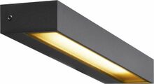 Õue seinavalgusti SLV Pema, 7.7 W, LED, IP54, 3000 K, 7.5 x 3.2 cm, antratsiit
