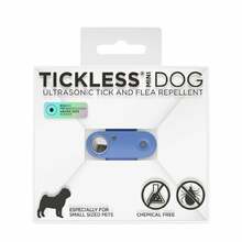 Ultrasoniline koera ripats puukide ja kirpude vastu Tickless Mini Dog, sinine
