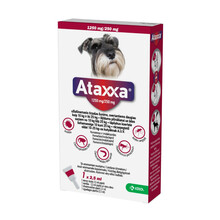 Ataxxa tilgad koertele puukide, kirpude ja sääskede vastu, 1 pipett, 4 - 10 kg