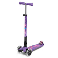 Kokkuvolditav LED tõukeratas Micro Maxi Deluxe, lilla