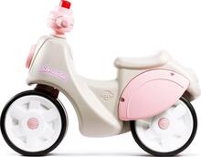Tõuke-mootorratas Falk Strada Retro 802S, kreem/roosa