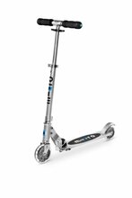 Tõukeratas Micro Sprite LED, hõbedane matt