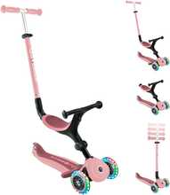 Tõukeratas Globber Go Up Active Lights 744-210, pastellroosa