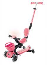 Tõukeratas Globber Go Up Baby Lights 360, pastellroosa
