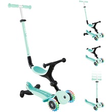 Kokkupandav tõukeratas Globber Go-Up Active Lights 360, roheline 749-206