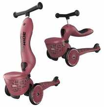 Tõukeratas Scoot & Ride Highwaykick 1 Lifestyle 2in1 Wildcat, bordo