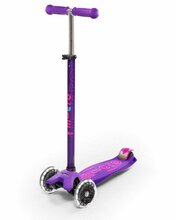 Tõukeratas Micro Maxi Micro Deluxe LED MMD066, lilla