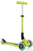 Laste tõukeratas Globber Junior Foldable Lights, roheline
