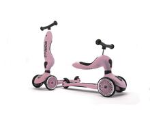 Laste tõukeratas Scoot & Ride Highwaykick 1 2in1, roosa