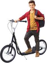 Tõukeratas Homcom Kick scooter, must