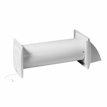 Seinale paigaldatav rekuperaator Europlast E-Extra EER100WP, juhtme ja lülitiga, 100 mm