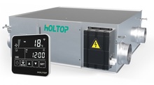 Rekuperaator Holtop CFA 250C, 250m3/h, puutetundliku paneeliga