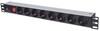 Pikendusjuhe Intellinet 713986, 8 pistikut, 1U, 3 m, must