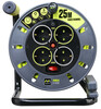 Pikendusjuhe Masterplug OMG25164SL, 4 pistikupesa, 25 m