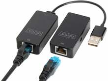 USB pikendusadapter Digitus DA-70141, USB 2.0, 50 m, must