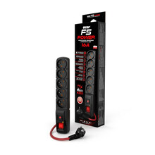 Pikendusjuhe Acar F5, 16A, 1,5 m, must