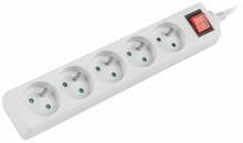 Pikendusjuhe Lanberg PS1-05E-0150-W, 5 pistikut, 1.5 m, valge