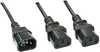 Toitekaabel Lindy 30363, C14 kuni 2x C13, 1 m, must