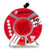 Pikendusjuhe trumlil Vertex PB50METAL, 50 m, 3000 W, IP44, must