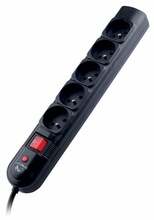 Pikendusjuhe Tracer PowerGuard 30406, 5 pistikut, 1.8 m, must