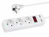 Pikendusjuhe Blow PR-370WSP/USB, 3 pistikut + USB, 5 m, valge