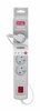 Pikendusjuhe Activejet ACJ COMBO, 5 pistikut, 1,5 m, hall
