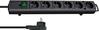 Pikendusjuhe Brennenstuhl Comfort-Line, 6 pistikut, 2 m, must