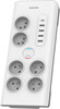 Pikendusjuhe Philips SPN7060WA/60, 6 pistikupesa, 2 m, valge