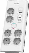 Pikendusjuhe Philips SPN7060WA/60, 6 pistikupesa, 2 m, valge