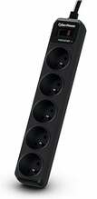 Pikendusjuhe CyberPower Tracer III B0520SC0-FR, 5 pistikut, 1.8 m, must
