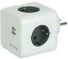 Pikendusjuhe Aura Line CUBE, 4 pistikupesa, 2x USB, 1.5 m, 16A, 3680W