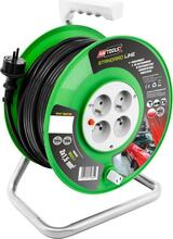 Pikendusjuhe poolil Awtools Standart AW70216, 25 m, 3x1,5 mm, 16A, 3680W