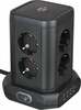 Pikendusjuhe torn Brennenstuhl 1153560000, 8 pistikut, 4 USB, 2 m, must
