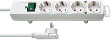 Pikendusjuhe Brennenstuhl Comfort-Line Plus, 4 pistikut, 2 m, valge