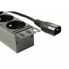 Toitejaotusseade Gembird EG-PDU-014-FC14, 8 pistikut, 3 m, must