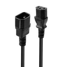Toitekaabli pikendus Lindy 30320 C14 kuni C13, 0.5 m, must