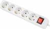 Pikendusjuhe Lanberg PS1-05F-0150-W, 5 pistikut, 1.5 m, valge
