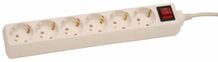 Pikendusjuhe Acuma 126003, 6 pistikupesa, 3 m, valge