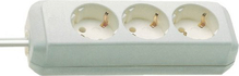 Pikendusjuhe Brennenstuhl Eco-Line 1158610015, 3 pistikut, 1,5 m, valge