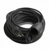 Pikendusjuhe Electraline 01661, 20 m, must