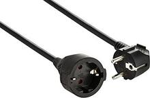 Pikendusjuhe Electraline 01693, 5 m, must