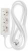 Pikendusjuhe Okko AS-GB03, 3x1.5, 5 m, valge